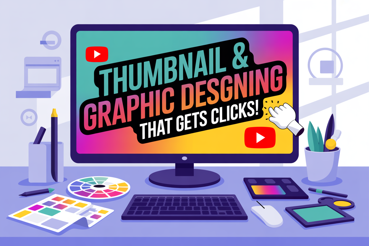 Thumbnail & Graphic designing
